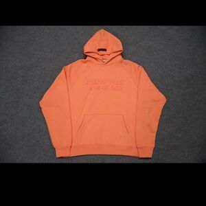 Fear of God Essentials Orange Hoodie